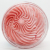 A photo of an open-lidded jar of "Peppermint" whipped soap.