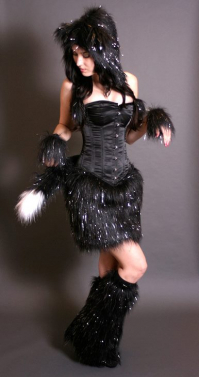 Faux Fur Accessories (Hood, Cuffs, Tail, Skirt, Leg Warmers) 