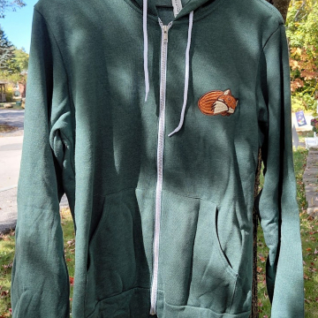Sleepy Kit Hoodie - Green (MEDIUM)