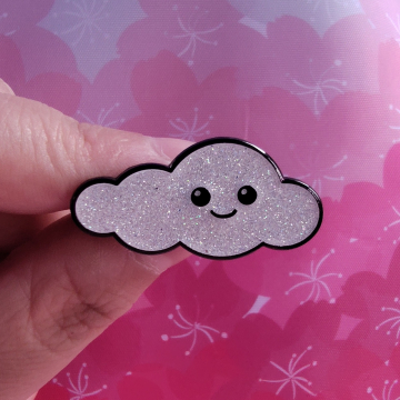 Enamel Pin - Happy Cloud